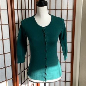 Abound 3/4 Green Cardigan